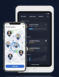 LiftLink Platform on Phone and Tablet